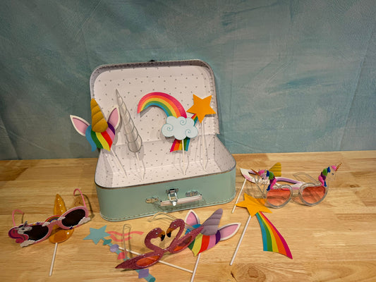 Photobooth prop set unicorn