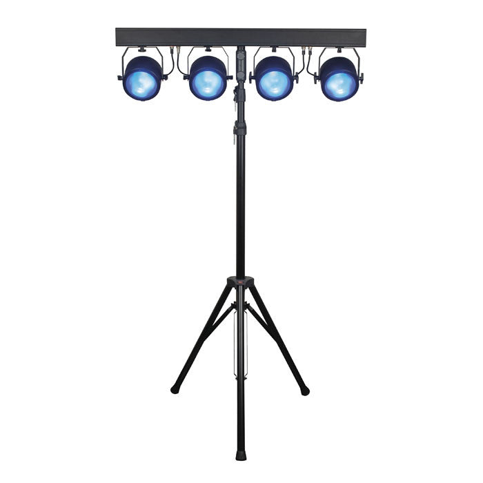 SHOWTEC LUNA FOUR BAR 60 LIGHTSET AAN T-BAR