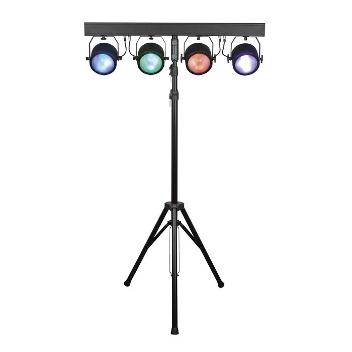 SHOWTEC LUNA FOUR BAR 60 LIGHTSET AAN T-BAR