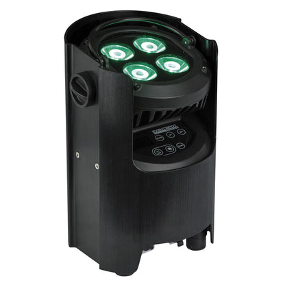 SHOWTEC EVENTSPOT 1600 Q4 RGBW LED-SPOT MET ACCU ZWART