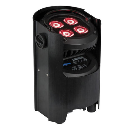 SHOWTEC EVENTSPOT 1600 Q4 RGBW LED-SPOT MET ACCU ZWART