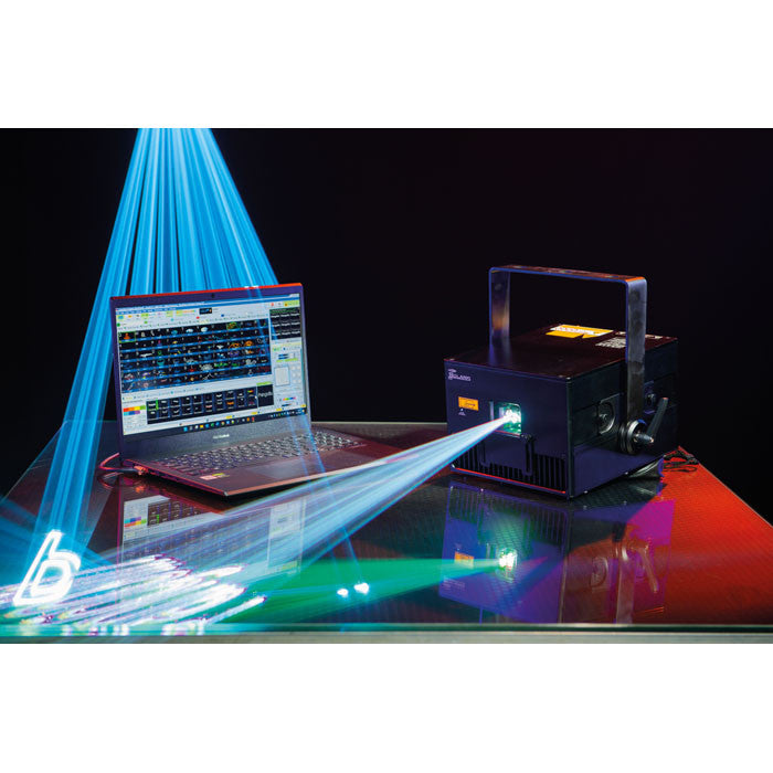 SHOWTEC SOLARIS 3.0 RGB LASER MET ILDA