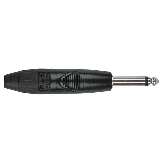 DAP 6.3MM JACKPLUG X-TYPE MONO ZWART