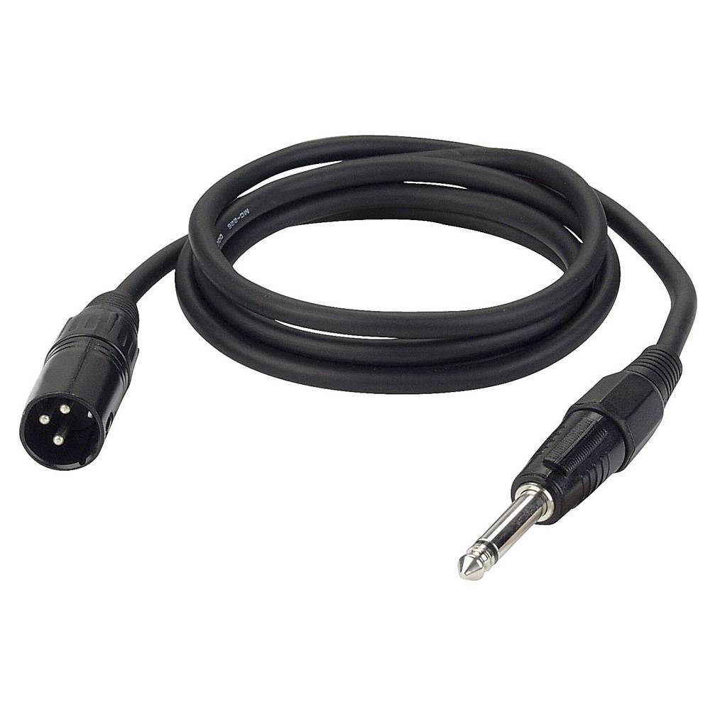 DAP FL13 XLR MALE NAAR 1 MONO JACK 150CM