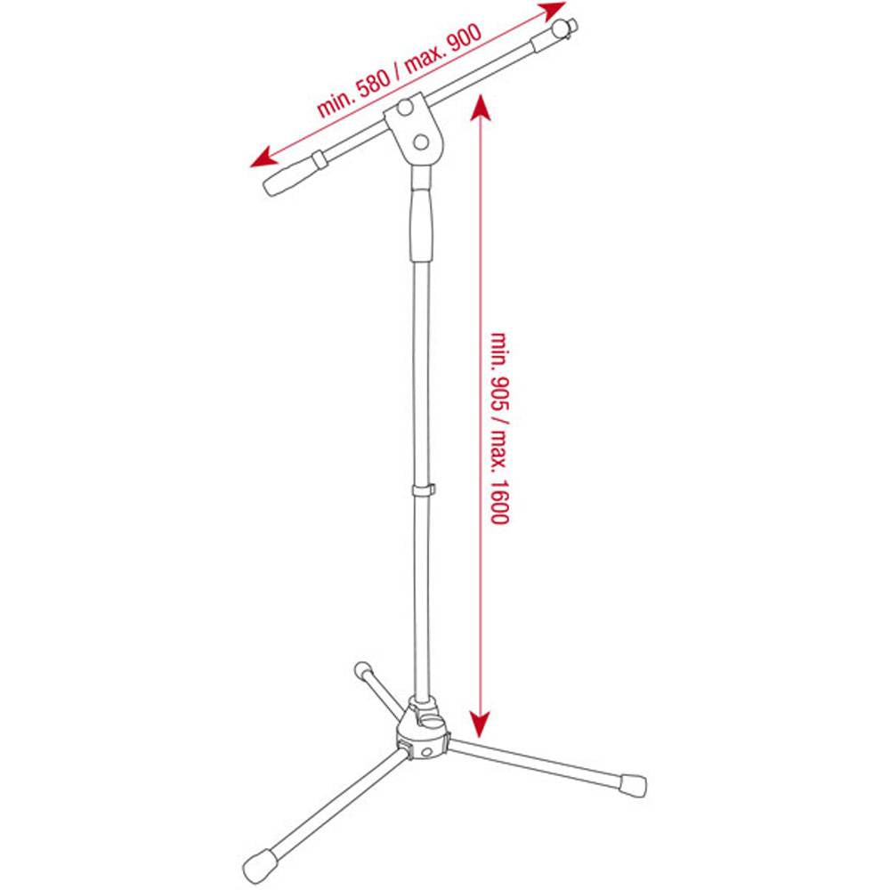 DAP MICROFOONSTATIEF ERGO1