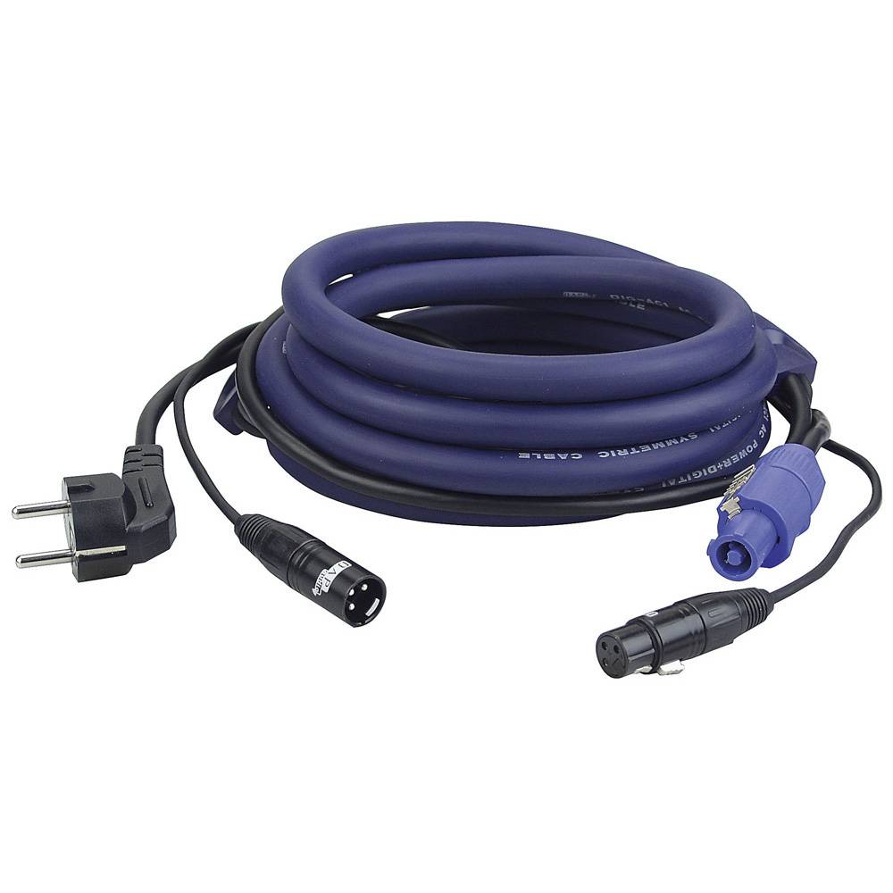 DAP FP06 SCHUKO & XLR MALE NAAR POWERCON & XLR FEMALE (VERSCHILLENDE LENGTES)