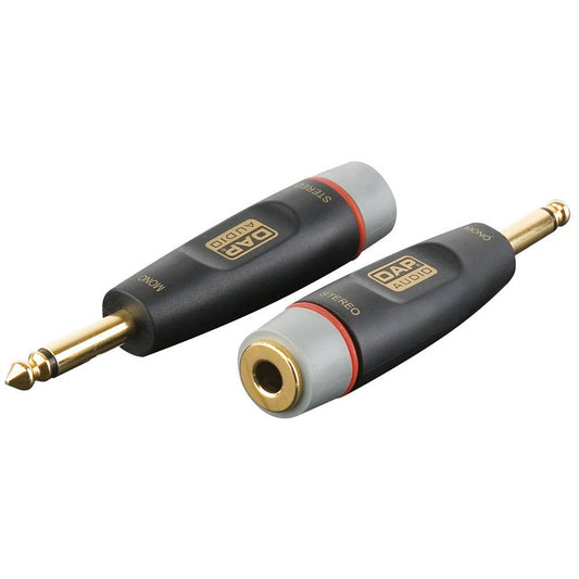 DAP XGA09 JACK MALE MONO NAAR JACK FEMALE STEREO ADAPTER