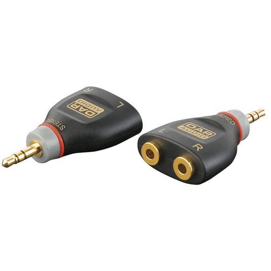 DAP XGA16 1X STEREO MINI JACK NAAR 2X MONO MINI JACK ADAPTER