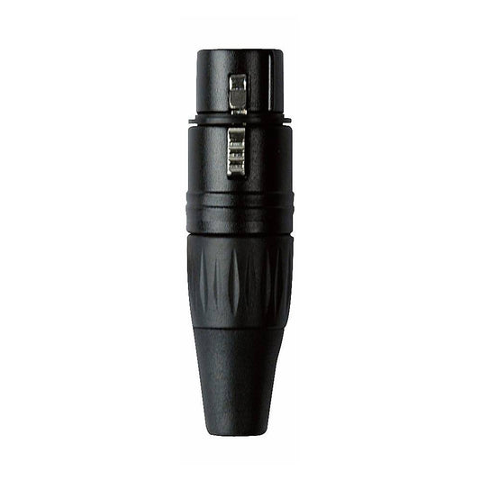 DAP XLR PLUG 3P FEMALE ZWART