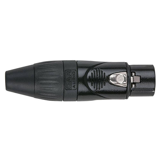 DAP XLR PLUG X-TYPE 3P FEMALE ZWART