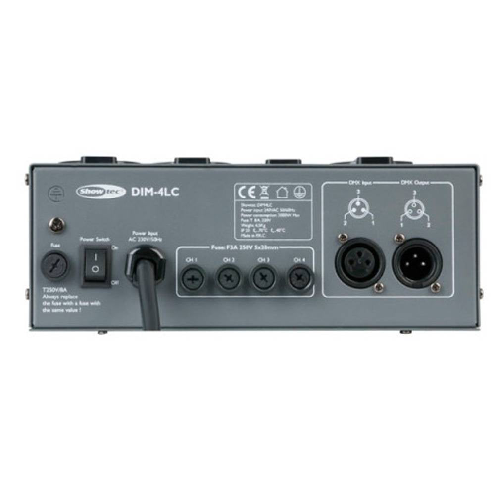 SHOWTEC DIM-4LC DIMMERPACK MET FADERS