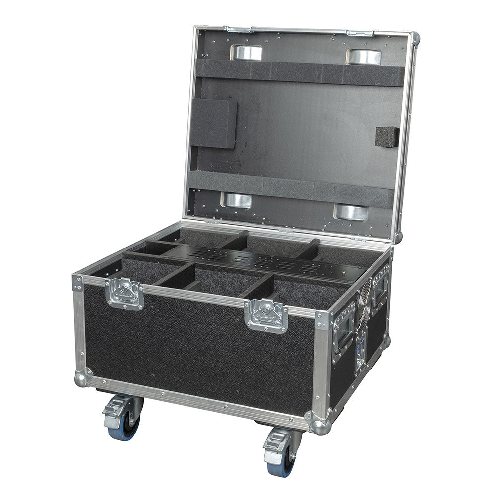 SHOWTEC EVENTSPOT 1600 Q4 SET MET 6 SPOTS IN FLIGHTCASE ZWART