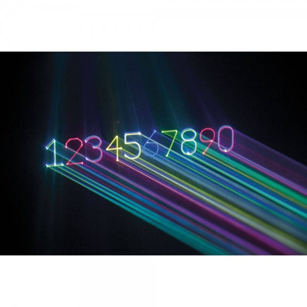 SHOWTEC GALACTIC 1K20TXT 1000MW RGB LASER MET TOETSENBORD