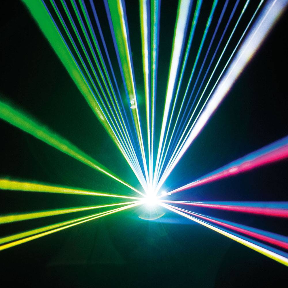 SHOWTEC GALACTIC TXT 300MW RGB LASER MET TOETSENBORD