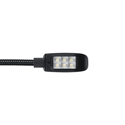 SHOWTEC GOOSELIGHT XLR 3P CW LED ZWANENHALS LAMP 45CM KOUD WIT