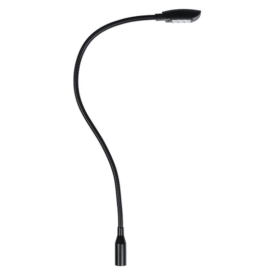 SHOWTEC GOOSELIGHT XLR 3P CW LED ZWANENHALS LAMP 45CM KOUD WIT