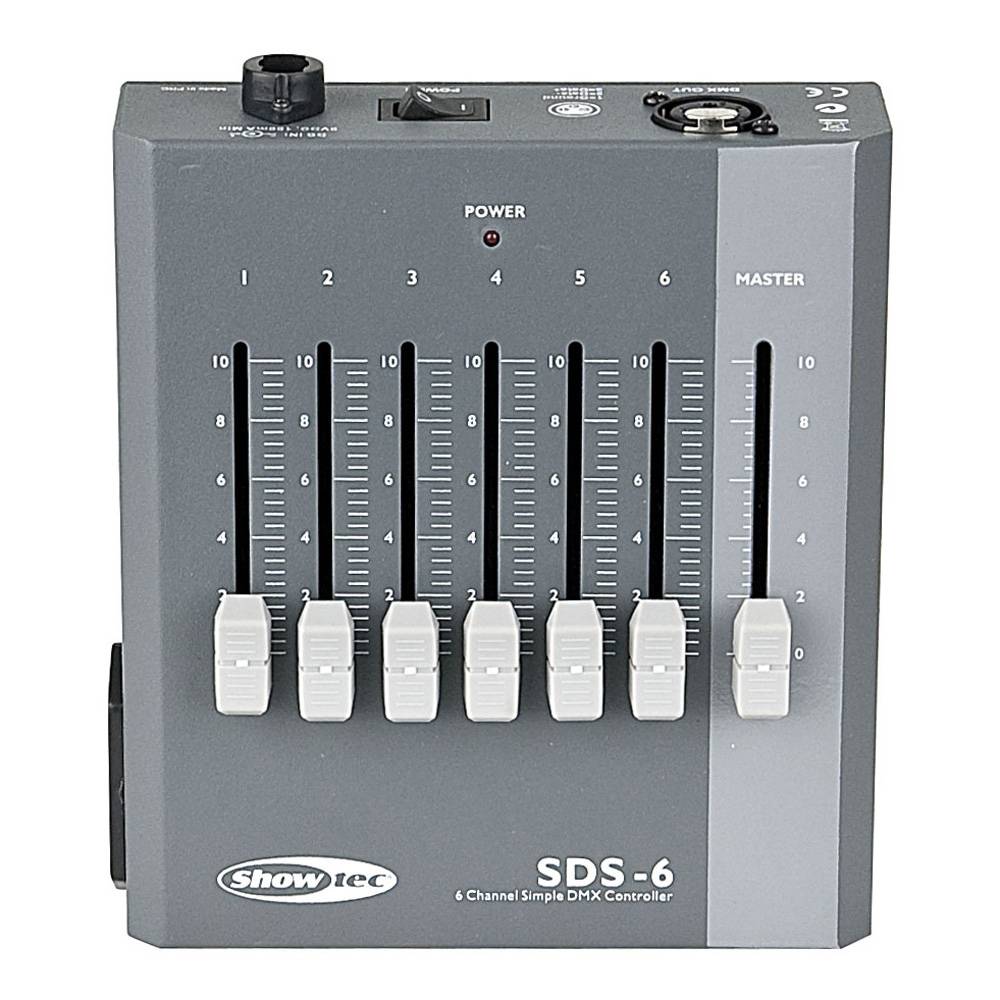 SHOWTEC SDC-6 6-KANAALS DMX CONTROLLER